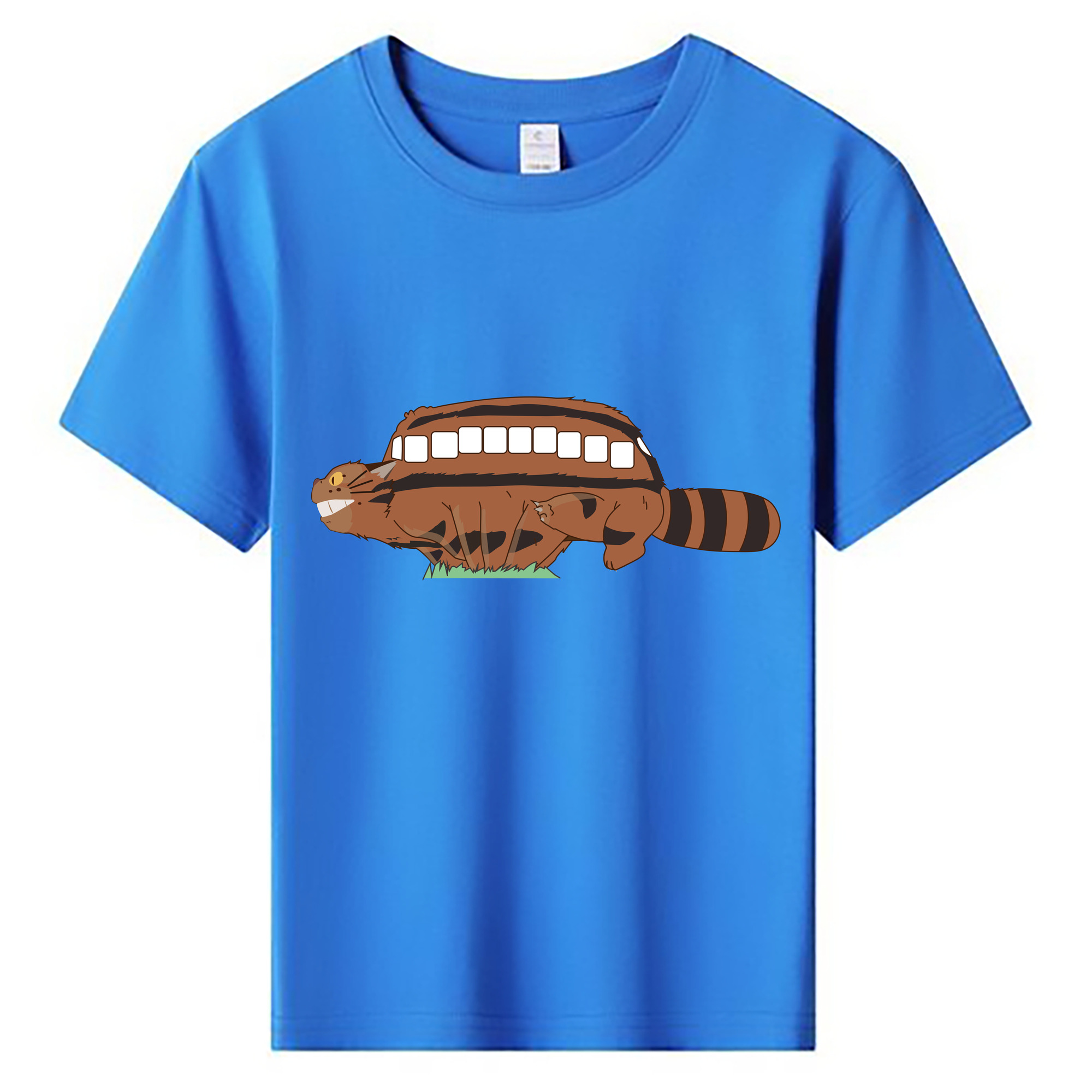 （画像用） となりのトトロ 草壁メイ 草壁サツキ My Neighbor Totoro Satsuki Kusakabe Mei Kusakabe 綿100％キッズTシャツ（フロントプリント）